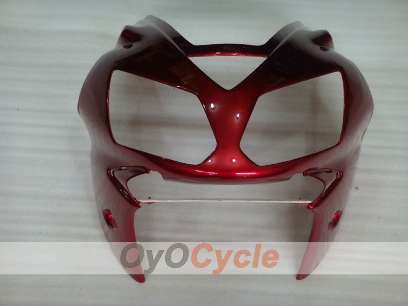 Kit de carenado por inyección para NINJA ZX-12R 02-05 - Rojo, Negro - Estilo de fábrica #OYO87903105