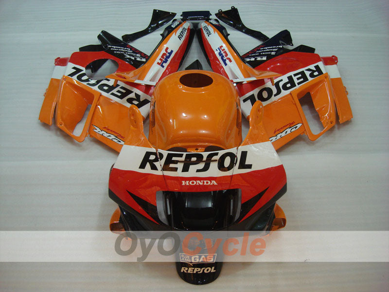 Kit de carenado para Honda CBR600 F2 91-94 - Naranja, Negro - Repsol #OYO87903107