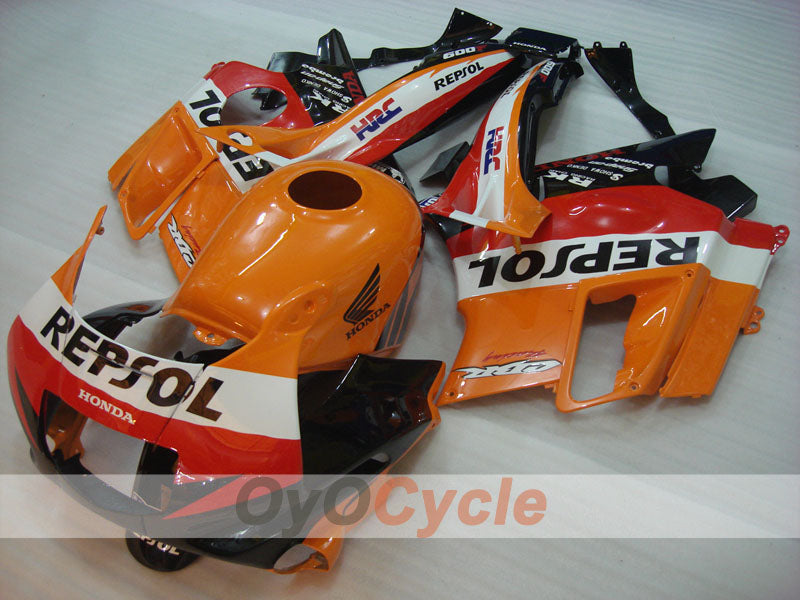 Kit de carenado para Honda CBR600 F2 91-94 - Naranja, Negro - Repsol #OYO87903107 Imagen secundaria del producto