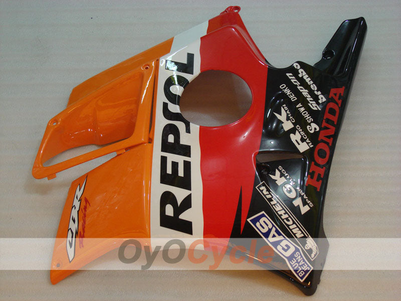Kit de carenado para Honda CBR600 F2 91-94 - Naranja, Negro - Repsol #OYO87903107