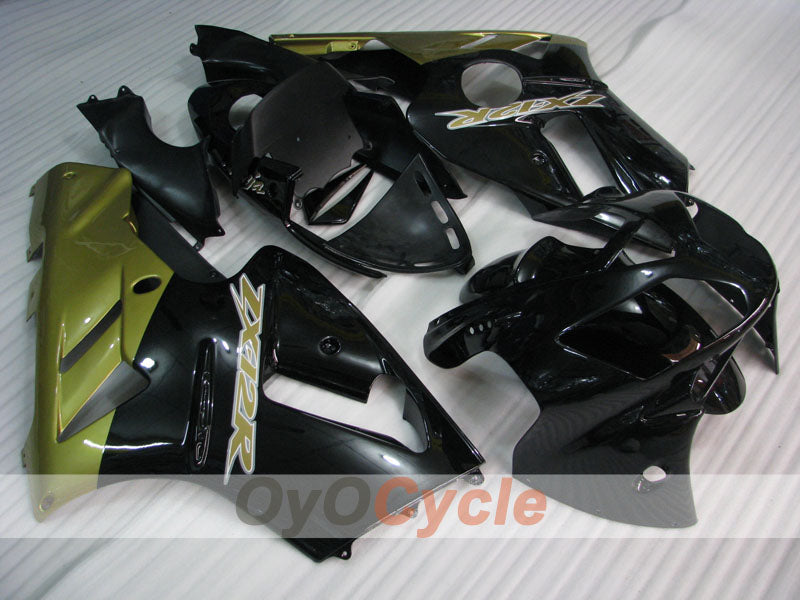 Carenado de inyección para NINJA ZX-12R 02-05 - Negro, Dorado - Estilo de fábrica #OYO87903110