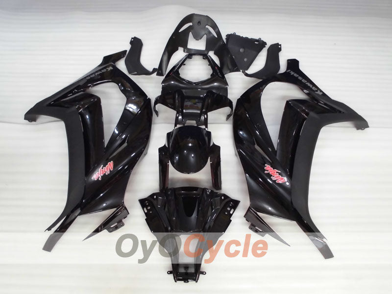 Kit de carenado por inyección para NINJA ZX-10R 11-15 - Negro - Estilo de fábrica #OYO87903135