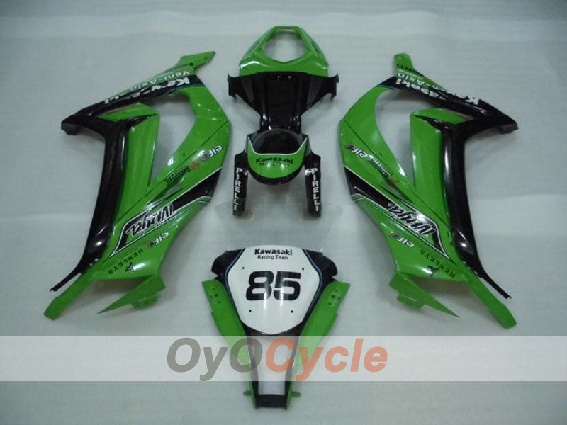 Kit de carenado por inyección para NINJA ZX-10R 11-15 - Verde, Negro - PIRELLI #OYO87903136