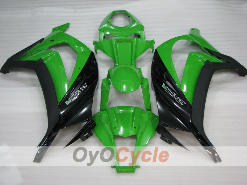 Kit de carenado de inyección para NINJA ZX-10R 11-15 - Verde, Negro - Estilo de fábrica #OYO87903138