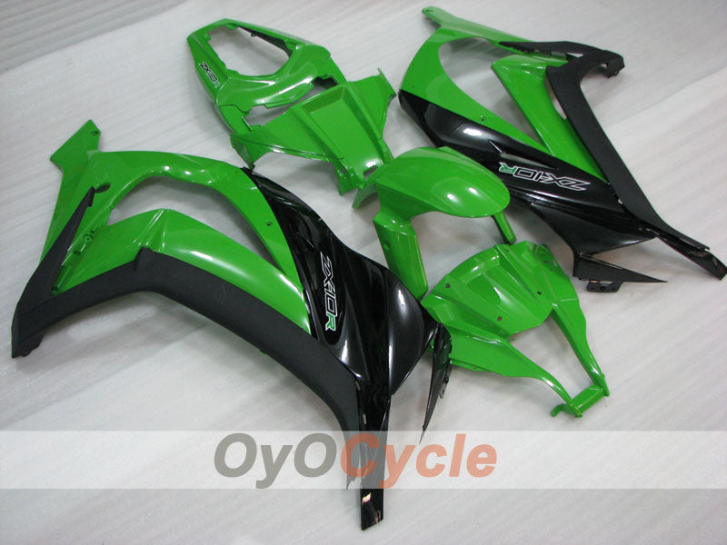 Kit de carenado de inyección para NINJA ZX-10R 11-15 - Verde, Negro - Estilo de fábrica #OYO87903138
