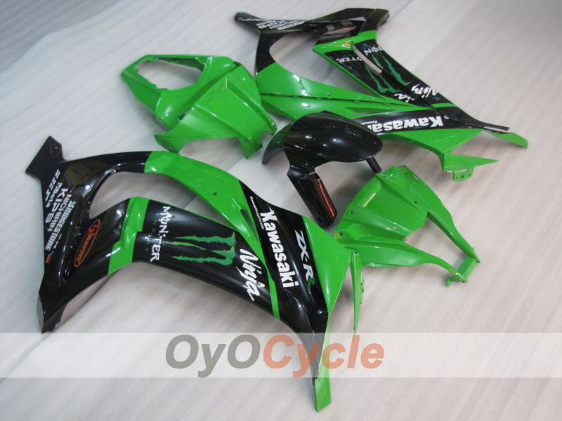 Kit de carenado por inyección para NINJA ZX-10R 11-15 - Verde, Negro - Estilo de fábrica #OYO87903139