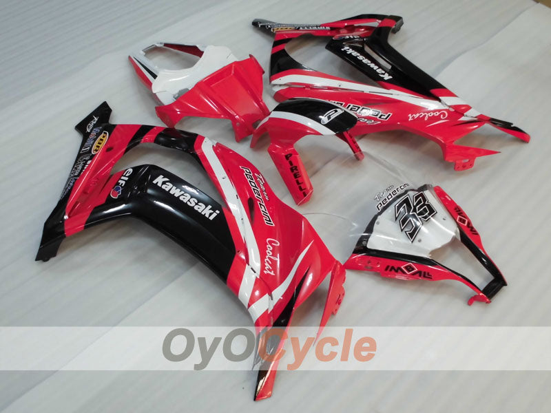 Kit de carenado por inyección para NINJA ZX-10R 11-15 - Rojo, Negro - PIRELLI #OYO87903140