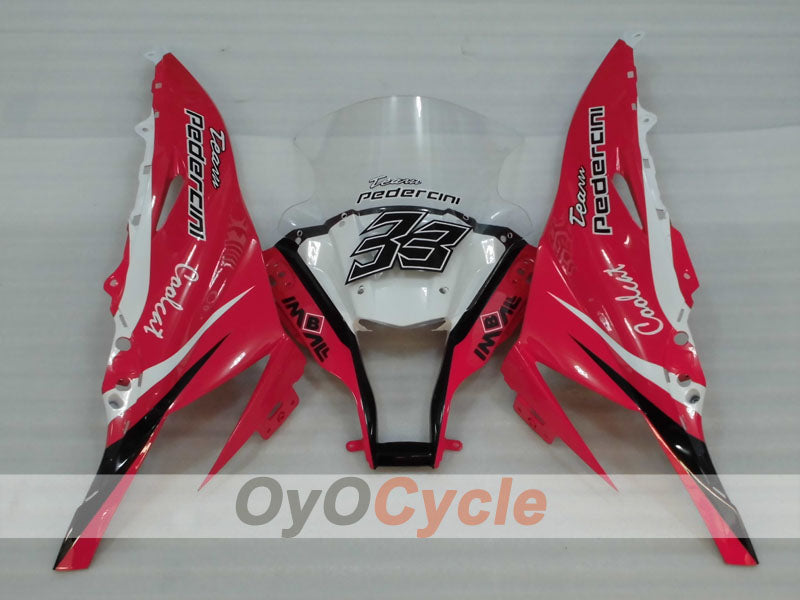 Kit de carenado por inyección para NINJA ZX-10R 11-15 - Rojo, Negro - PIRELLI #OYO87903140