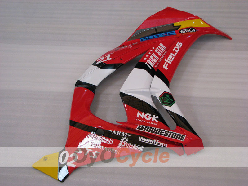 Kit de carenado por inyección para NINJA ZX-10R 11-15 - Rojo, Negro - Estilo de fábrica #OYO87903141