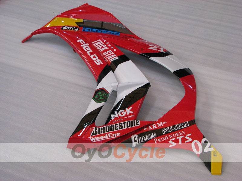 Kit de carenado por inyección para NINJA ZX-10R 11-15 - Rojo, Negro - Estilo de fábrica #OYO87903141