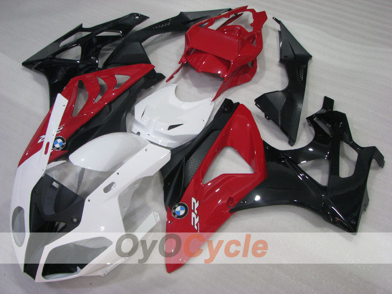 Carenado de inyección para BMW S1000RR 09-14 - Rojo, Blanco - Castrol #OYO87903153