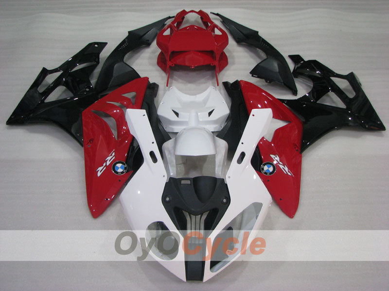 Carenado de inyección para BMW S1000RR 09-14 - Rojo, Blanco - Castrol #OYO87903153