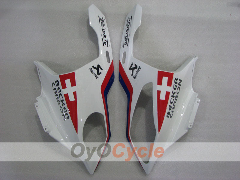 Kit de carenado por inyección para BMW S1000RR 09-14 - Azul, Blanco - Castrol #OYO87903154