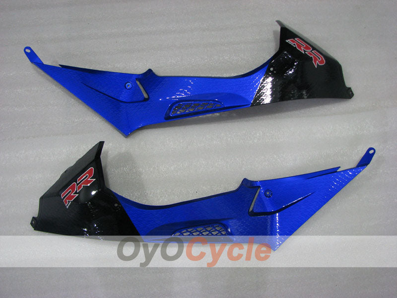 Kit de carenado por inyección para BMW S1000RR 09-14 - Azul, Blanco - Castrol #OYO87903154