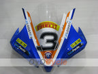 Carenado de inyección para YZF-R1 12-14 - Azul, Negro - Estilo de fábrica #OYO87903171