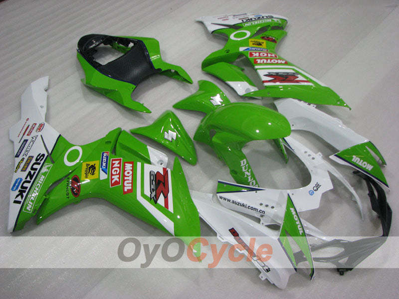 Carenado de inyección para GSX R600 11-26 - Verde, Blanco - MICHELIN, MOTUL #OYO87903215 Imagen principal del producto