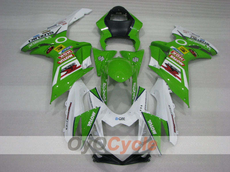 Kit de carenado de inyección para GSX R750 11-26 - Verde, Blanco - MICHELIN, MOTUL #OYO87903194
