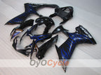 Kit de carenado por inyección para GSX R750 11-26 - Azul, Negro - Llama #OYO87903195