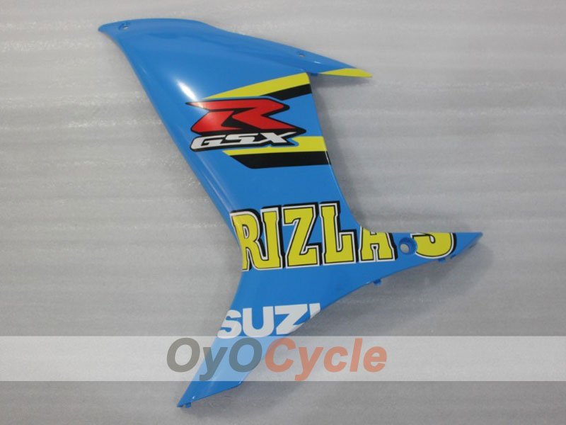 Kit de carenado por inyección para GSX R600 11-26 - Azul, Negro - Rizla+ #OYO87903218