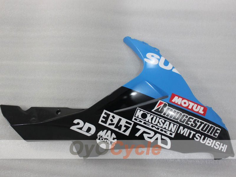 Kit de carenado por inyección para GSX R600 11-26 - Azul, Negro - Rizla+ #OYO87903218