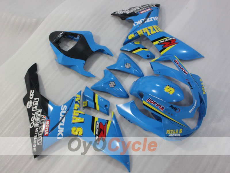 Kit de carenado por inyección para GSX R600 11-26 - Azul, Negro - Rizla+ #OYO87903218 Imagen principal del producto