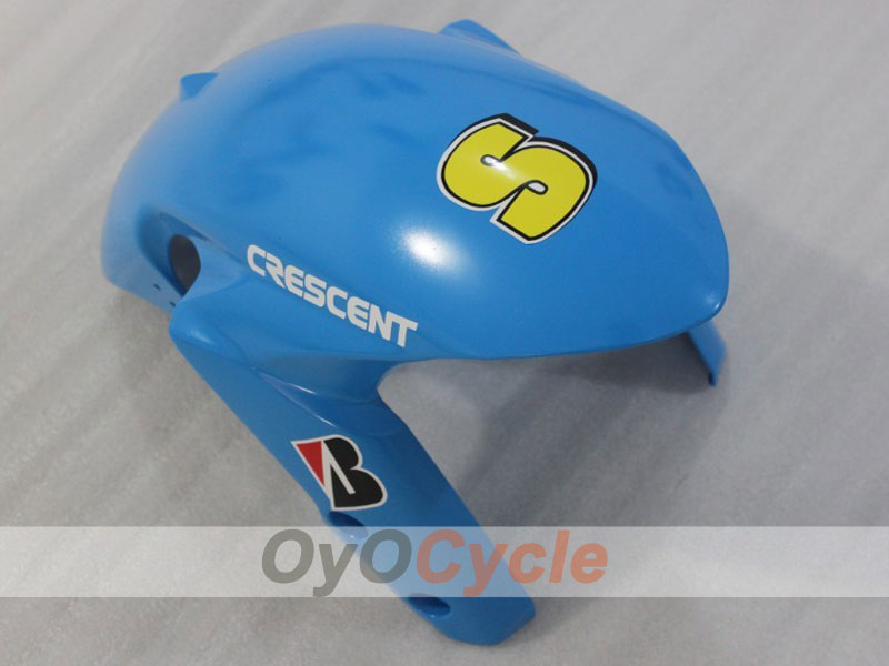 Kit de carenado por inyección para GSX R600 11-26 - Azul, Negro - Rizla+ #OYO87903218