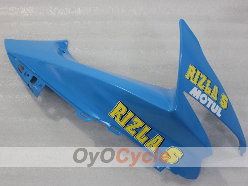 Kit de carenado por inyección para GSX R600 11-26 - Azul, Negro - Rizla+ #OYO87903218