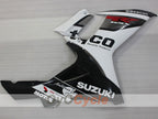 Kit de carenado por inyección para GSX R750 11-26 - Blanco, Negro - Estilo de Fábrica #OYO87903198