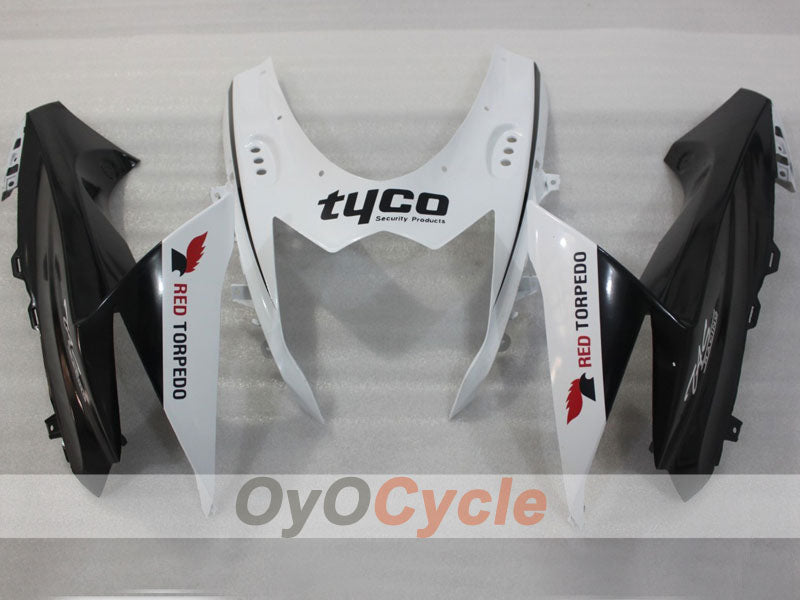 Kit de carenado por inyección para GSX R750 11-26 - Blanco, Negro - Estilo de Fábrica #OYO87903198