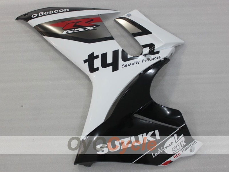 Kit de carenado por inyección para GSX R750 11-26 - Blanco, Negro - Estilo de Fábrica #OYO87903198