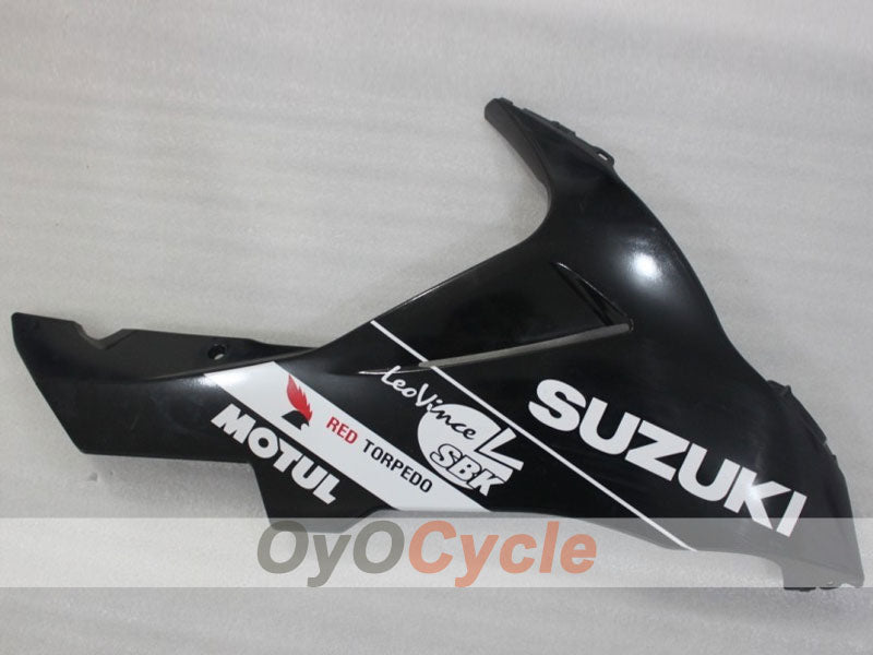 Kit de carenado por inyección para GSX R750 11-26 - Blanco, Negro - Estilo de Fábrica #OYO87903198