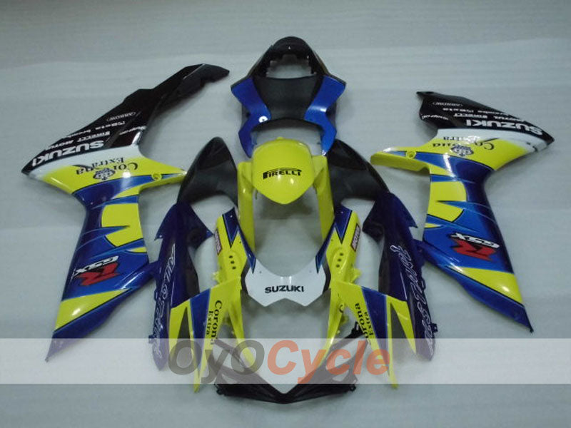 Kit de carenado por inyección para GSX R750 11-26 - Amarillo, Azul - Corona #OYO87903203 Imagen secundaria del producto
