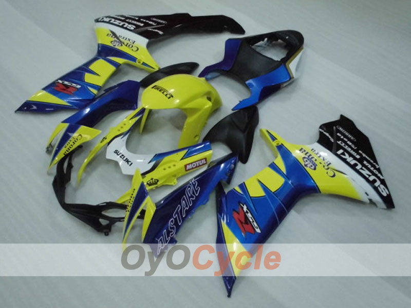Kit de carenado por inyección para GSX R600 11-26 - Amarillo, Azul - Corona #OYO87903225 Imagen secundaria del producto
