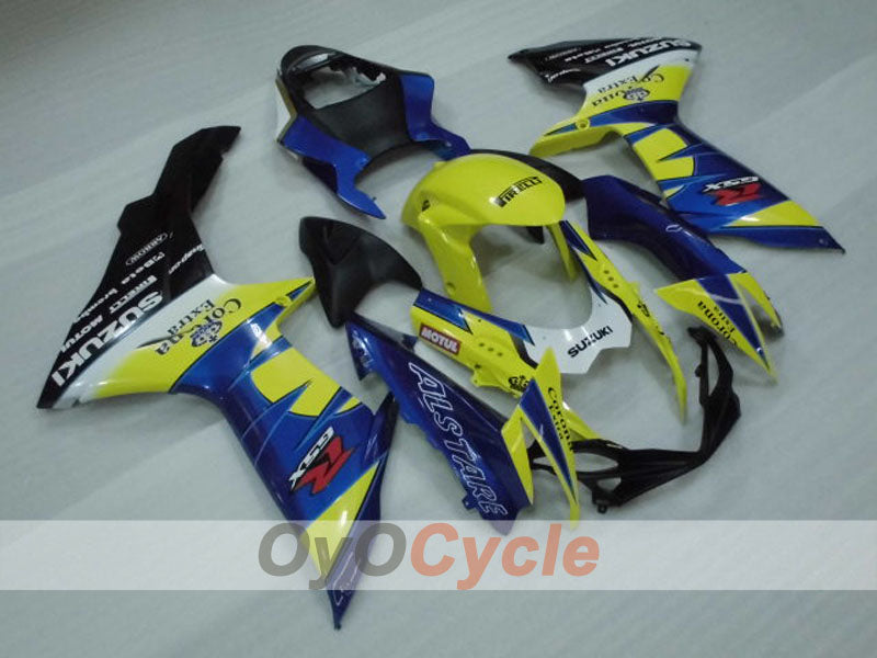 Kit de carenado por inyección para GSX R600 11-26 - Amarillo, Azul - Corona #OYO87903225 Imagen principal del producto