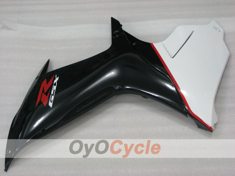 Kit de carenado por inyección para GSX R600 11-26 - Blanco, Negro - Estilo de fábrica #OYO87903227
