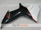 Kit de carenado por inyección para GSX R600 11-26 - Blanco, Negro - Estilo de fábrica #OYO87903227