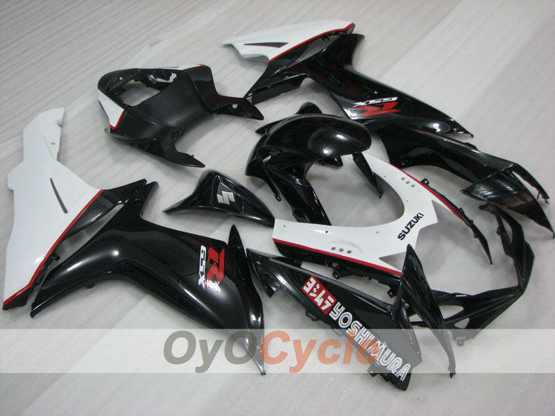 Kit de carenado por inyección para GSX R600 11-26 - Blanco, Negro - Estilo de fábrica #OYO87903227 Imagen principal del producto