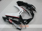 Kit de carenado por inyección para GSX R600 11-26 - Blanco, Negro - Estilo de fábrica #OYO87903227