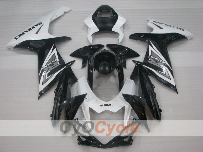 Carenado moldeado por inyección para GSX R600 11-26 - Blanco, Negro - Estilo de fábrica #OYO87903236 Imagen secundaria del producto