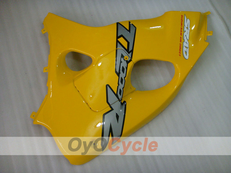 Kit de carenado por inyección para TL1000R 98-03 - Amarillo, Negro - Estilo de fábrica #OYO87903287