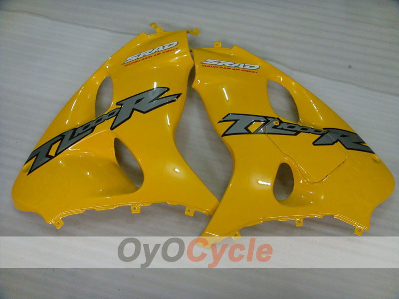 Kit de carenado por inyección para TL1000R 98-03 - Amarillo, Negro - Estilo de fábrica #OYO87903287