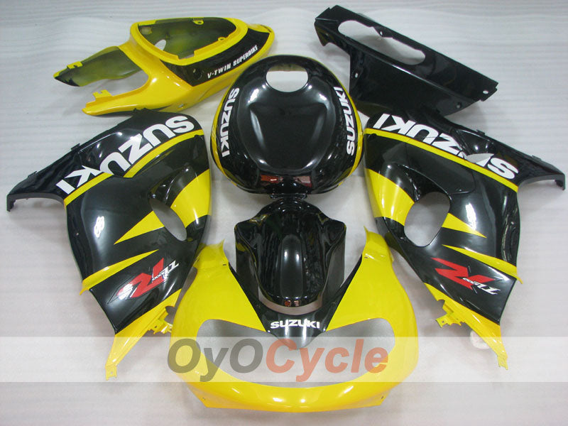 Kit de carenado por inyección para TL1000R 98-03 - Amarillo, Negro - Estilo de fábrica #OYO87903289