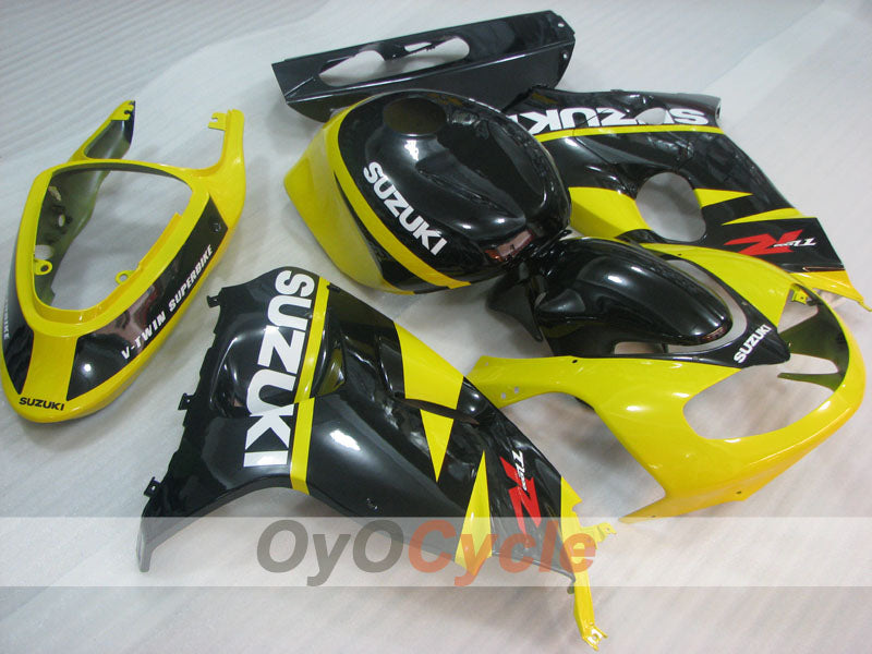 Kit de carenado por inyección para TL1000R 98-03 - Amarillo, Negro - Estilo de fábrica #OYO87903289