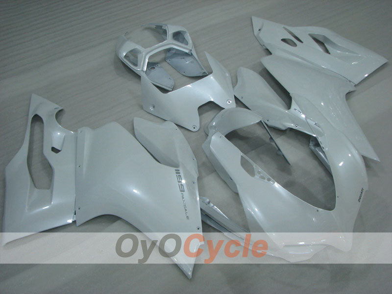 Kit de carenado por inyección para Ducati 1199 11-14 - Blanco - Estilo de fábrica #OYO87903384 Imagen principal del producto