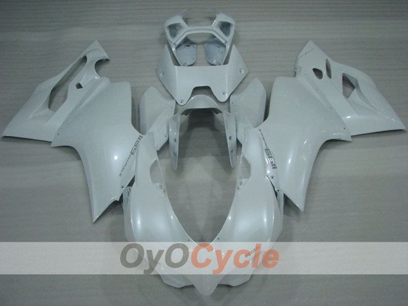 Kit de carenado por inyección para Ducati 1199 11-14 - Blanco - Estilo de fábrica #OYO87903384