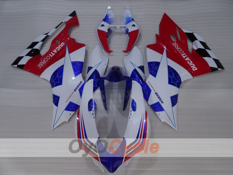 Carenado inyectado para Ducati 1199 11-14 - Rojo, Blanco - Estilo de fábrica #OYO87903388 Imagen secundaria del producto