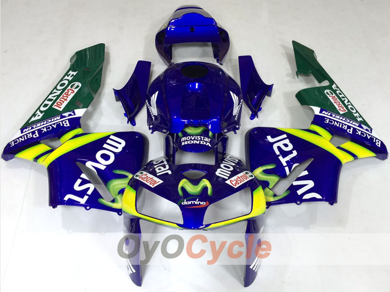 Carenado inyectado para CBR600RR 05-06 - Amarillo, Azul - Castrol, MICHELIN, Movistar #OYO87904538 Imagen principal del producto