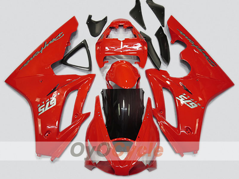 Carenado de inyección para Triumph Daytona 675 06-08 - Rojo - Estilo de fábrica #OYO87904566 Imagen principal del producto
