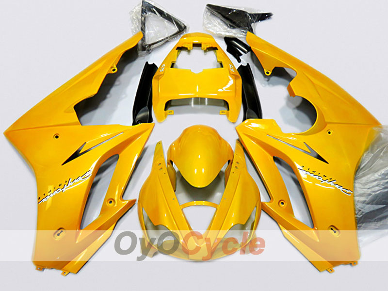 Kit de carenado por inyección para Triumph Daytona 675 06-08 - Amarillo - Estilo de fábrica #OYO87904567
