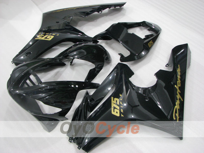 Carenado inyectado para Triumph Daytona 675 06-08 - Negro - Estilo de fábrica #OYO87904570